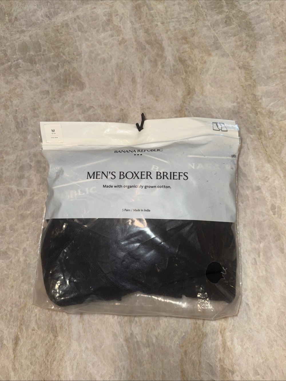 Banana Republic Men's Boxer Brief med. 5 pack